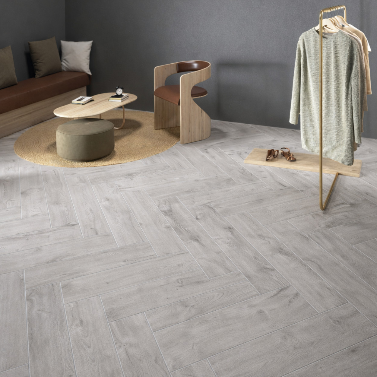 BMS Budget Line Yukon Grey Tegel 20x120cm